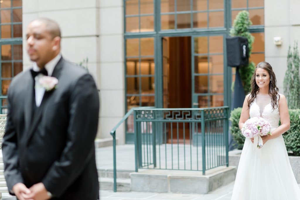 First look at DC hotel wedding
