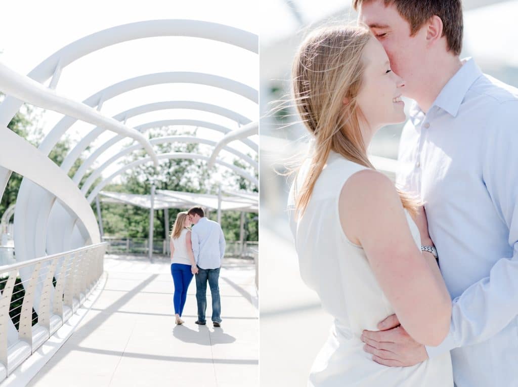 engagement photos at yards park in DC 