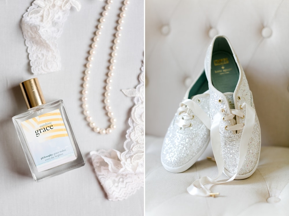 Bridal perfume and details during getting ready at Rust Manor House