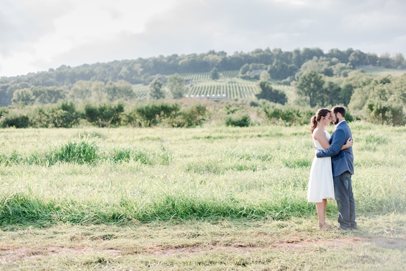 Engagement and wedding photographer in Bluemont, Virginia