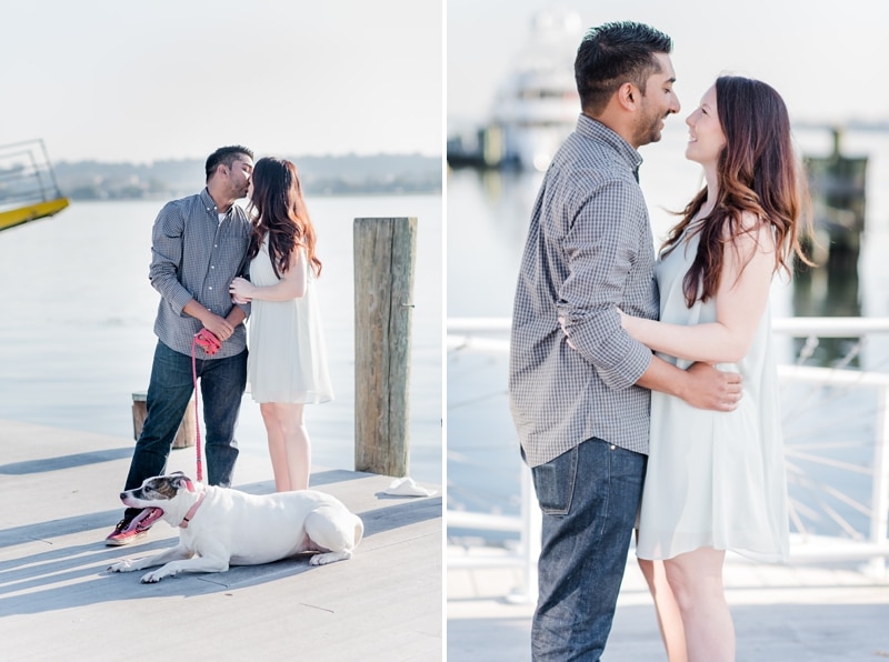 Old Town Alexandria engagement session photos
