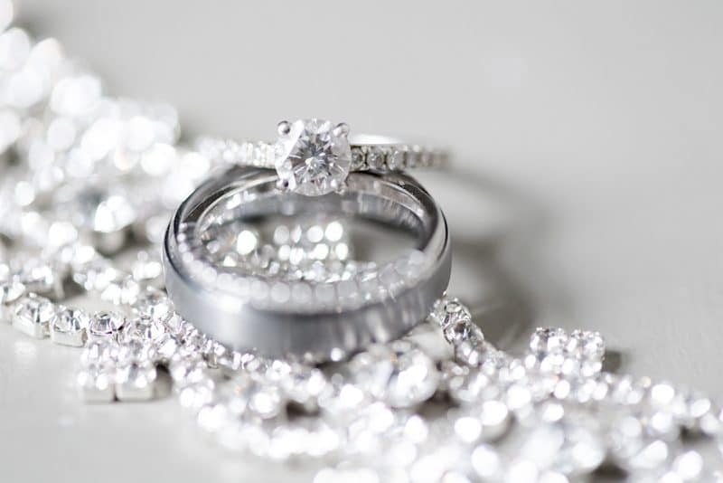 Wedding rings getting ready details Loudoun County