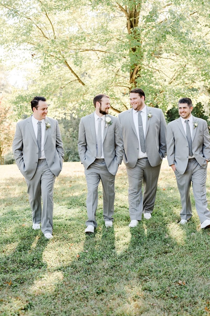Riverside on the Potomac wedding groomsmen