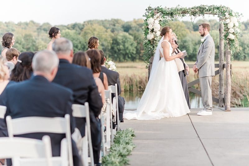 Riverside on the Potomac wedding ceremony