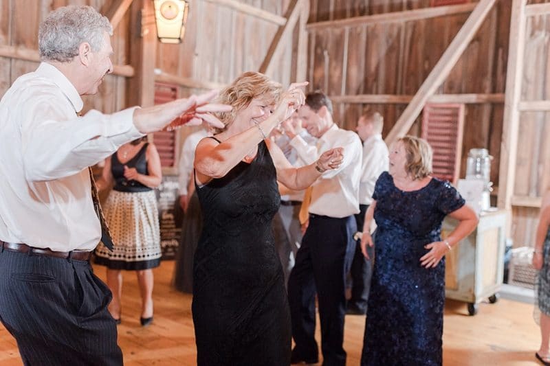 Guests dancing and having fun at Riverside on the Potomac wedding