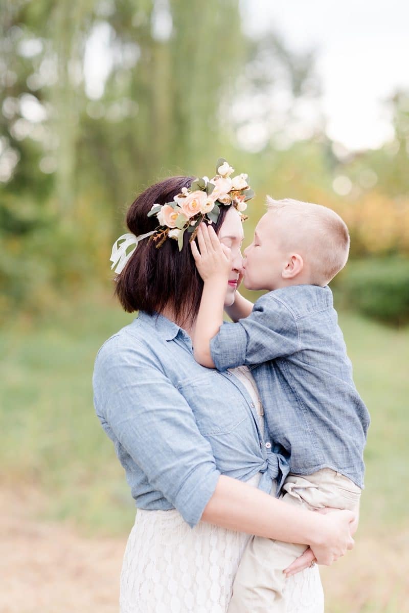 Mother and son portrait by Fredericksburg VA photographer Wolfcrest Photography