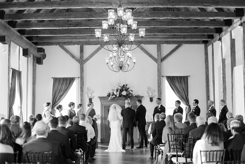 Indoor ceremony location at Stevenson Ridge