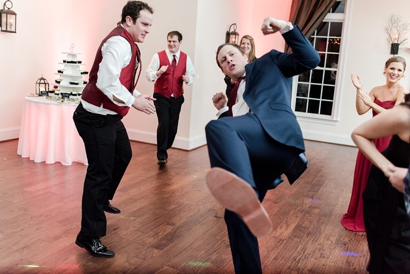 Dancing photos during Stevenson Ridge wedding reception