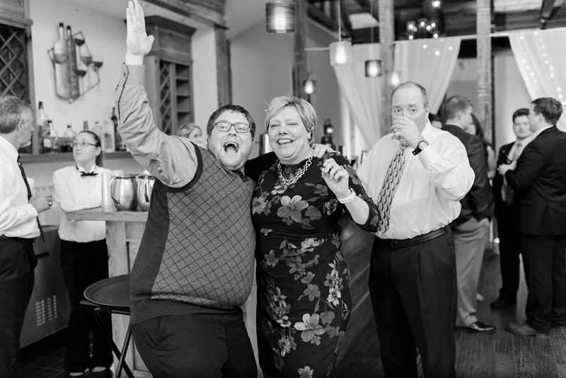 Dancing photos during Stevenson Ridge wedding reception