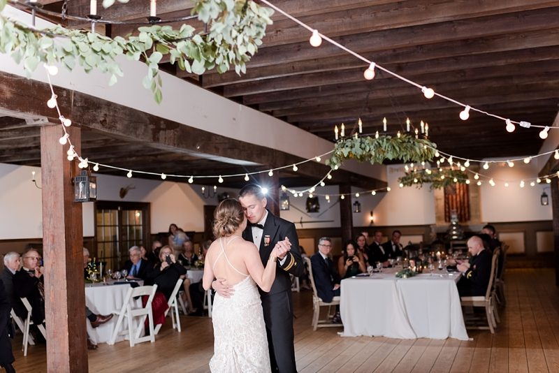 First dance at Williamsburg Winery wedding