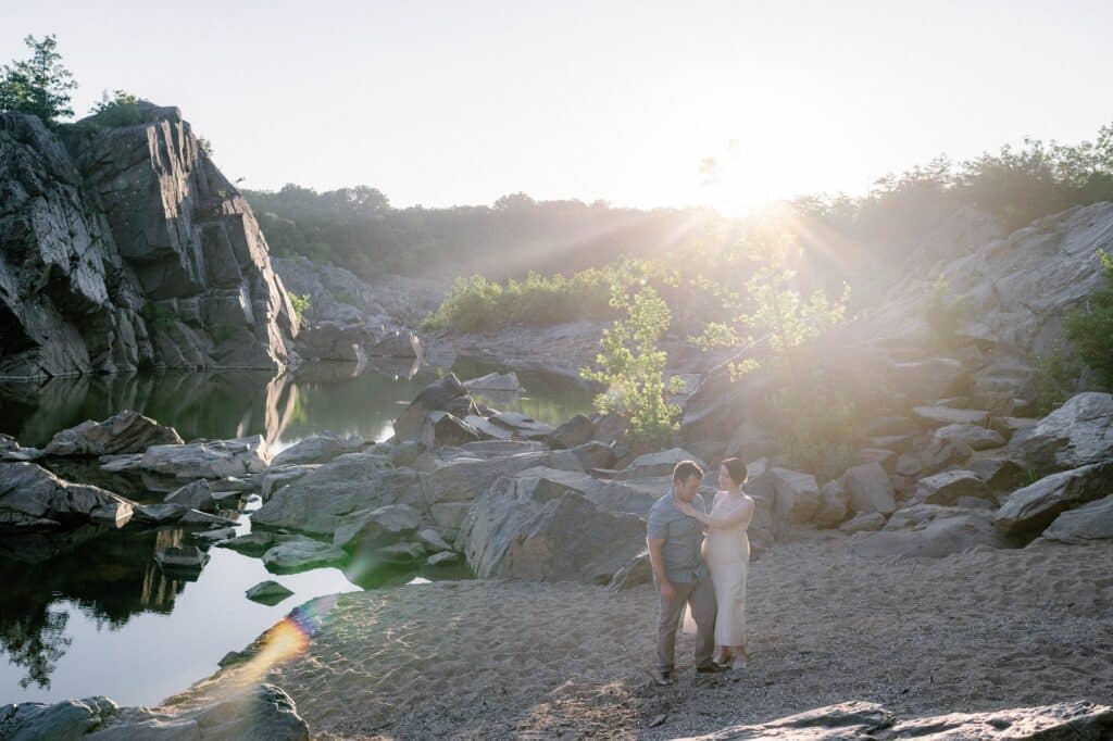 Great Falls Park MD Engagement Photographer