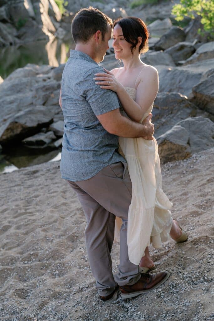 Great Falls Park MD Engagement Photographer