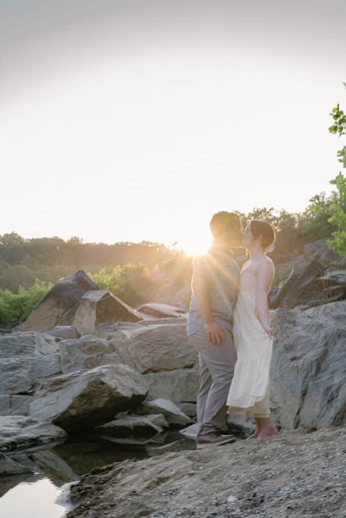 Great Falls Park MD Engagement Photographer